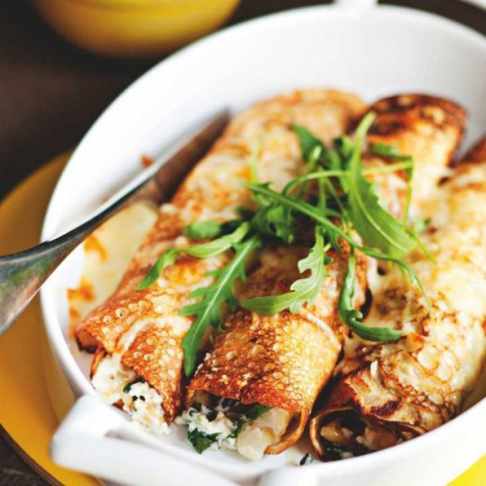 Pandekager med tofufyld