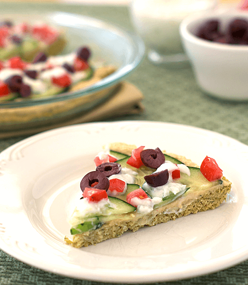 Falafeltærte med ovnkartofler