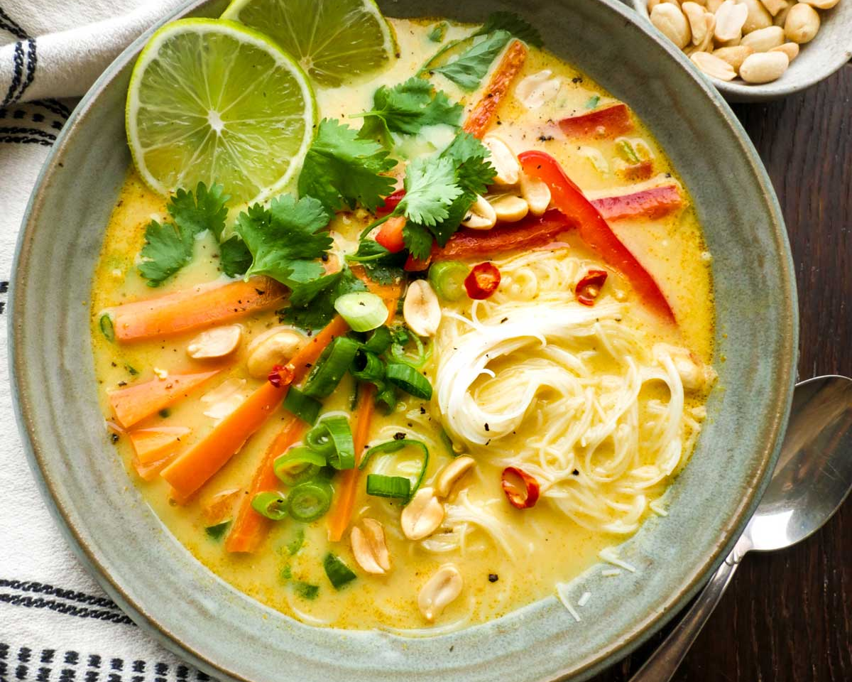 Karrysuppe med kokosmælk